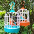 Cute Mini Bird Cage Toy with Moving Birds, Chirps, and Lights – VIP Color Edition. 