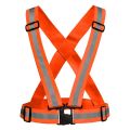 safety reflective vest belt florescent high visibility adjustable straps. 