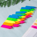100 Sheets Arrow Shape Fluorescent paper Self Adhesive Memo Pad Sticky Notes. 