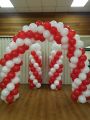 Pack of 50 ( 25 White & 25 Red ) Party Balloons 14 Inch High Quality Latex Balloons for White & Red Theme Birthday Party Decoration, Weddings. 
