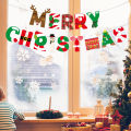 Party Bunting Cartoon Christmas Garland Banner New Year Xmas Decor. 