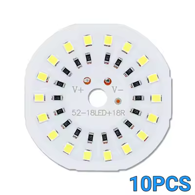 10 PCS DC 12V 18W LED Lamp Panel Chip Bead Bulbs