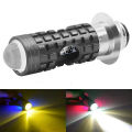 Bike LED Headlight Bulb with 5 Functions – Police Light Red, Blue, White & Yellow with Police Flasher for CD70, CG125 Motorbike 🚨💡. 