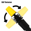 Turbo 360 Degree Jet Spray Nozzle for Karcher Pressure Washers K2 - K7 - Gimbaled Spin Turbo Lance Dirt Blaster - Replacement for Karcher Vario Power Jet Short 360 Nozzle VP180S. 