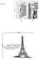 Wall Stickers Eiffel Tower Wall Sticker Paris Famous Building Wall Sticker For Living Room.. 