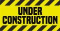 Under Construction Caution Safety Chart Poster Banner Civil Work. 