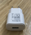 Infinix 10W 2A Adaptor - Fast charging Adaptor | 100% Original Lot Item | Infinix Adapter Model U100XEA - Fast Charging. 