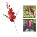 Artificial Gladiolus Flower Wedding Flower Table Centerpieces Vase Filler Decorative Realistic Artificial Flower for Party Anniversary Decor. 