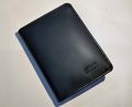 Slim Black Card Holder & Wallet 06 Pockets Bi-Fold (4x3 Inches) Size Book Style for Men  Pocket Friendly Plain Purse for Cash & Cards Original Cow Leather for Boys, Women Unisex, Money Clip Fashion Wallet (Black, Brown, Coffee, Blue, Red, Camel). 