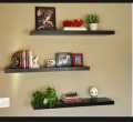 Set of 3 large floating shelves. 