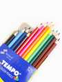 Tempo Large 12 Colour Pencils. 