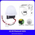 AS-20 Photocell Sensor Switch 220V | Automatic Light Control | Day Night Light Sensor | Outdoor Waterproof | Smart Street Lamp Controller. 