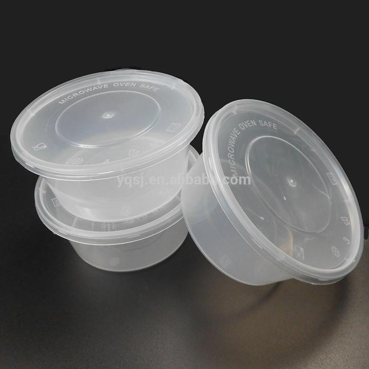 10 Oz. - Pack of 10 - Disposable Round Plastic Container (Approx. 300 ml capacity) for Raita, Achar and Chatni etc.