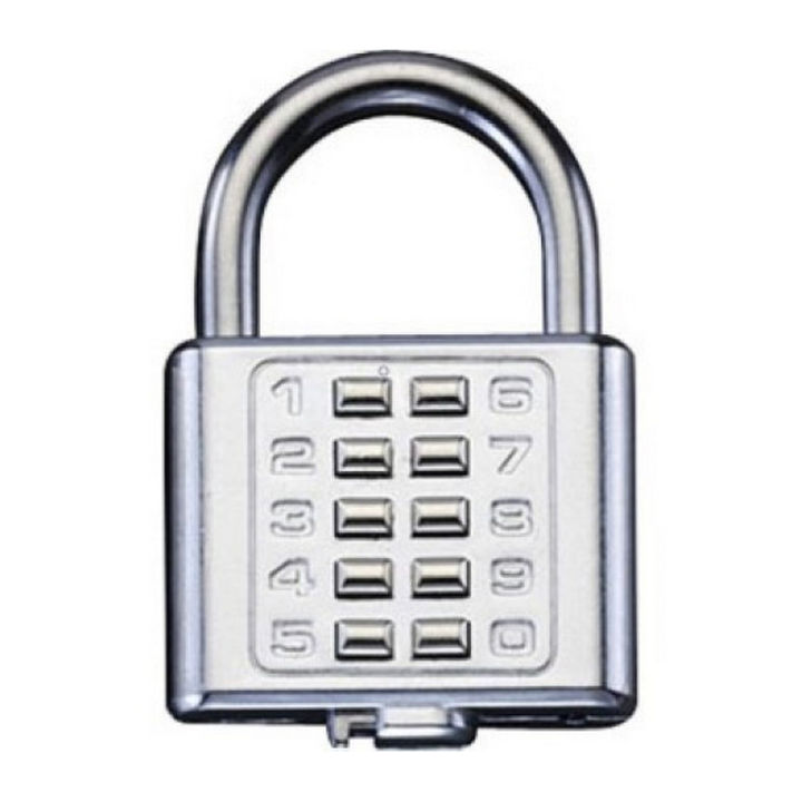 10 Digit Lock Push Button Combination security Padlock for doors locker Number Code Lock