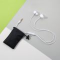 REMAX RM-550 3.5mm Gold Pin In-Ear Stereo Music Earphone with Wire Control + MIC, Support Hands-free. 