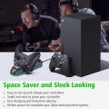 OIVO XSX Controller Charger Station with 1 Pack 3360mWh Rechargeable Battery for Xbox Series X/S/One/Elite/Core Controller, Charging Dock with 1 Packs Cover (1400mAh) (Without Box). 