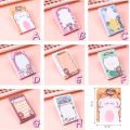 1 Book of 80 Pink Girls  Cute Sticky Notes Creative Office Stationery Message Notes. 