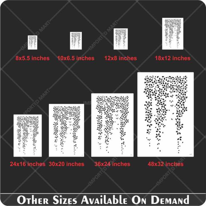 Wisteria%20Flower%20Stencil%20%E2%80%93%20Hanging%20Floral%20Vine%20Design%20for%20Wall%20&%20Craft%20Painting%20%E2%80%93%20ID#%20637%20-%20Image%205