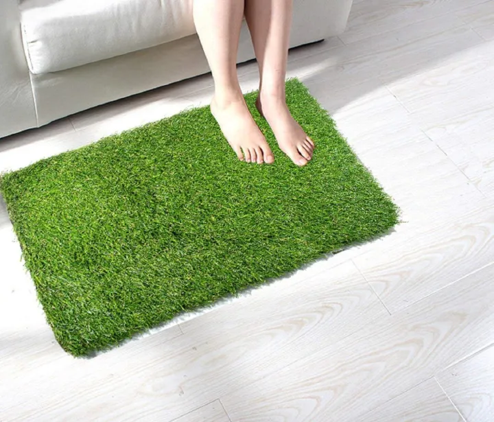 12x16%20INCH%20Artificial%20Plastic%20Natural%20Look%20Green%20Grass%20Carpet%20Artificial%20Turf%20Sheet%20-%20Image%202