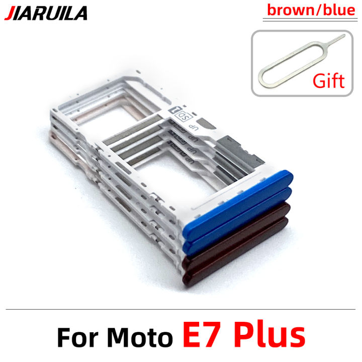 New%20SiM%20Tray%20For%20Moto%20E6%20Play%20E6s%20E7%20Plus%20E7i%20Power%20E20%20E40%20SIM%20Card%20Slot%20SD%20Card%20Tray%20Holder%20Adapter%20-%20Image%205