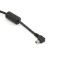 Mini USB B Type 5pin Male Right Angled 90 Degree to USB 2.0 Male Data Cable with EMI Ferrite Core 5 Meters. 