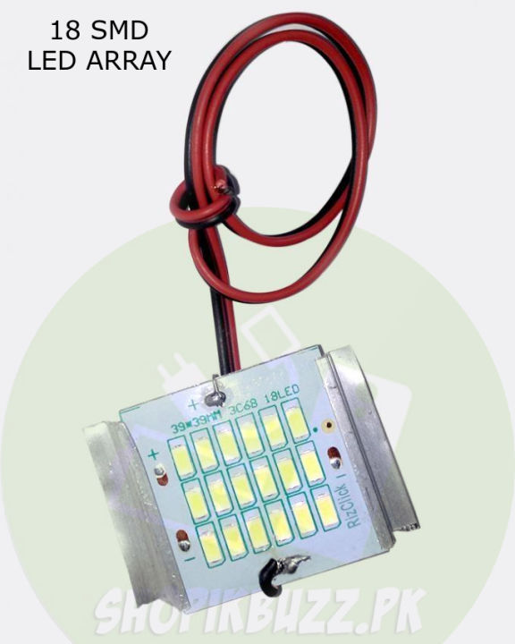 12v 8w 18 Smd Super Bright White Led Light Panel Led Array led Plate led Strip | 10x LED| Aoptics