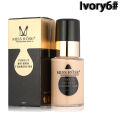 Natural Foundation Waterproof Moisturizing Oil Free Full Coverage Deep Whitener Liquid Foundation 30Ml. 