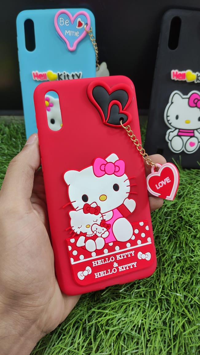 Samsung A10_Key chain style_Hello Kitty cover_Girls cover-Samsung