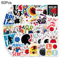 Stationery Sticker Self-adhesive Bowling Ball Doodle Sticker. 