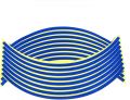 Universal Reflective Wheel Stickers Rim Stripe Decal Tape-Reflective Rim Tape Wheel Stripe Decal Trim For Motorcycle Wheel. 