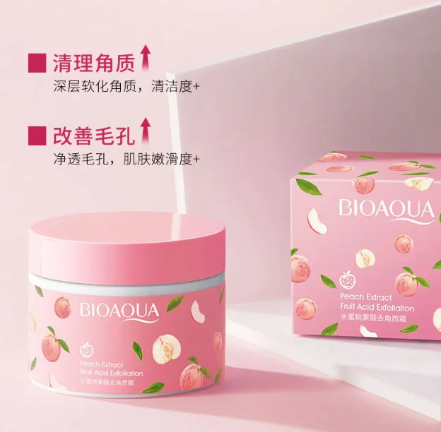 BIOAQUA Peach Extract Exfoliating Face Gel Glowing Moisturizing Peach Gel