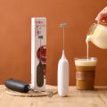 Electric Bubbler Mini Handheld Wireless Stirrer Small Household Whipped Milk Coffee Foam Maker. 