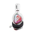 Bloody MR720 RGB Gaming Wireless Headset - 2.4GHz Wireless - Bluetooth V5.3 - USB C Adapter for Mobile - 3.5 mm - Noise-Cancelling Mic. - Compatible with PC, Tablet, Mobile, PS4, PS5, Switch, Xbox. 