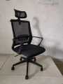 Modern Ergonomic Office Chair - Adjustable Swivel Computer Chair with Back Support, Arms, and Wheels - Ideal for Home Office and Student Study. 