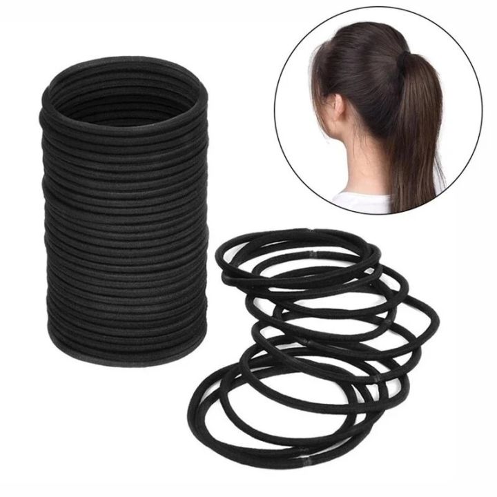 10Pcs Hair Tie Girls with Black Hair Tie High Elastic Rubber Band for Women Men Thin Hair Tie Hair Accessories Hair Ties