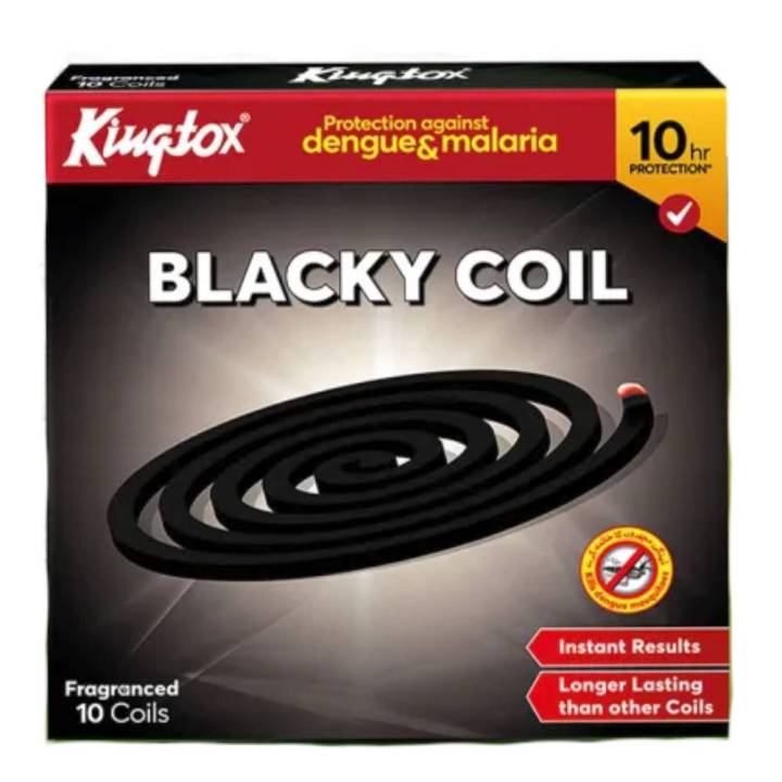 Alfatah Mall - KING MOSQUITO COIL BLACKY EXTRA POWER 10PC PACK