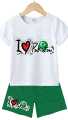 14 August Dress For Baby Boy Independence Day Dress Green And White Dress For Baby Boy. 