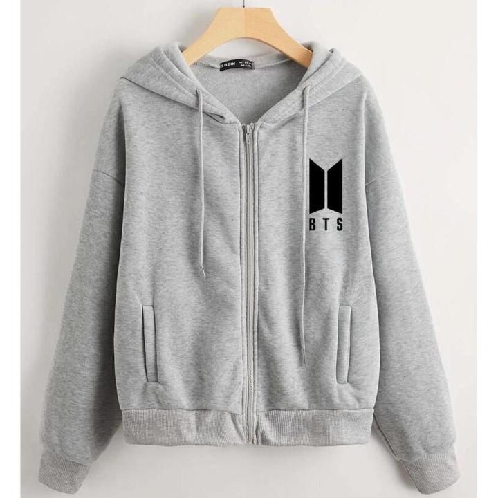 Bts grey hoodie best sale