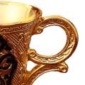 Metal Cup Tumbler Gifts Vintage Glass for Holiday Hotel Home. 