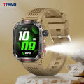 Tiwain Smart Watch for Men and Women - 2.01 Inch Touch Screen, Wireless Calling, 600mAh Battery, Multi-Sport Modes, Weather Disp. 