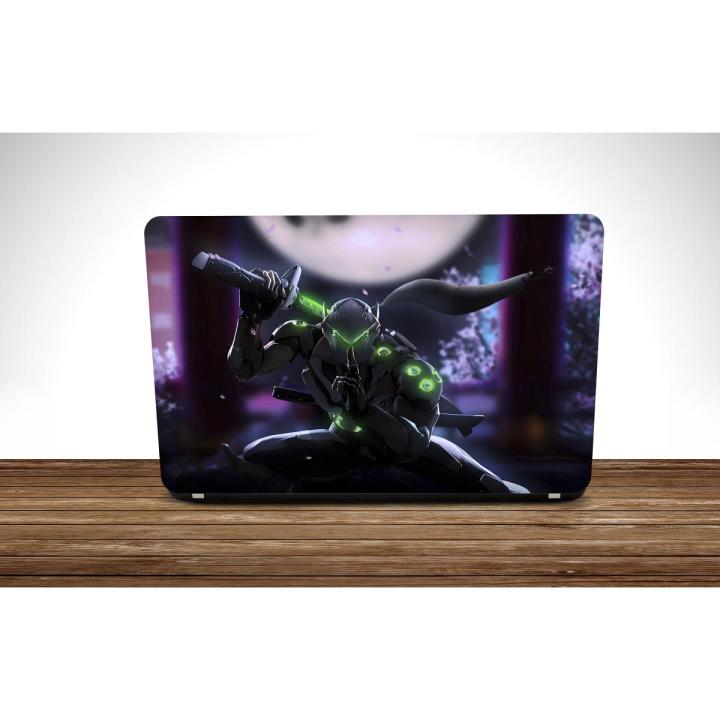 genji overwatch Laptop Skin for all Laptop models 11.6 12 13 14 15 15.6 All sizes High Quality Vinyl