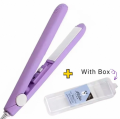 Mini Hair Straightener Travel Mini Hair Flat Iron Ceramic Plate Hair Straightener Girls Favourite. 