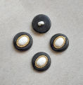 5-Pieces Fancy Black Buttons | Fancy Buttons for Men/Women Kurta, Kurti | Ladies and Gents Suit, Coat, Shirt Buttons | Fancy Buttons. 