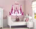 Princess Castle Wall Stickers Personalized Name Vinyl Decal Girl Nursery Wall Removable Castle Home Decor Mural Za280. 