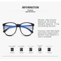 Decorative Plane Mirror Anti Blue Light Glasses Transparent Without Degree Computer Glasses Frame New Blocking Glasses Women Men. 