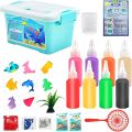 Magic Water Elf Handmade Water Toy - Creative DIY Marine Life Mold Kit for Children | Birthday Gifts | DIY Ocean Mold, Beads, & Painting Stickers | Montessori Educational Craft Set | Origami Magic Water Elves | Kids Gift. 