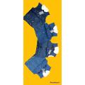 Sleeveless Denim Jacket with Fur for men and women. 