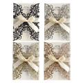 10pcs Laser Cut Hollow Butterfly Wedding Invitations Cards Gift Card Paper Cover Kit Party Wedding Decoration Birthday Card. 