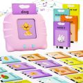 Talking Toy Flash Card for Kids 112 Card Early Language, 224 Words Education Learning Device Educational Toddlers Toys Reading Machine Gift for Kids Ages 2-6. 