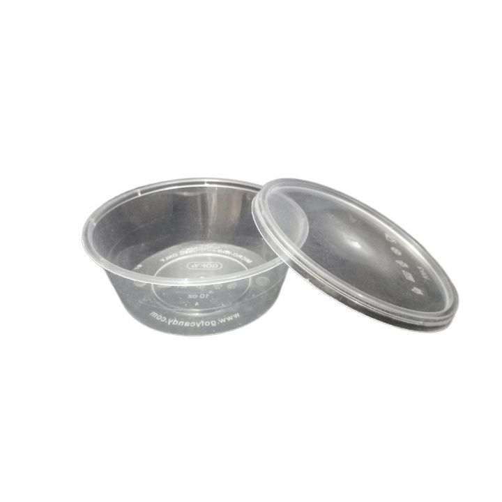 Disposable round box with lid - 300ml